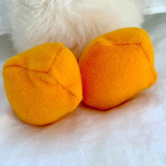 1995 Vintage Mary Meyer White Furry Duck - Picture 5 of 5